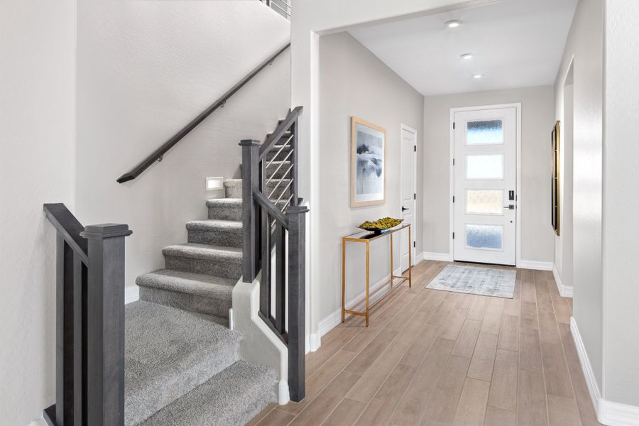 Representative furnished interior of a home built from the Remerton by Beazer Homes in Tirreno at IronWing, Litchfield Park (Image 7).