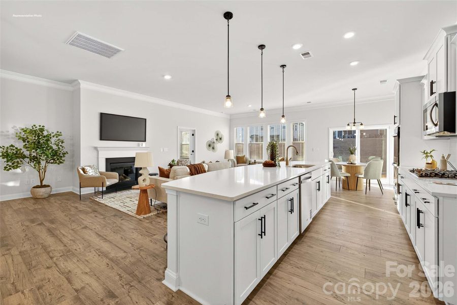 Furnished interior view inside a new home in , Troutman (Image 14).