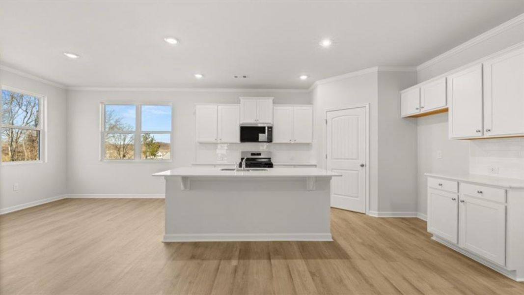 Furnished interior view inside a new home in Braselton Village, Braselton (Image 4). Furnished interior view inside a new home in Braselton Village, Braselton (Image 4).