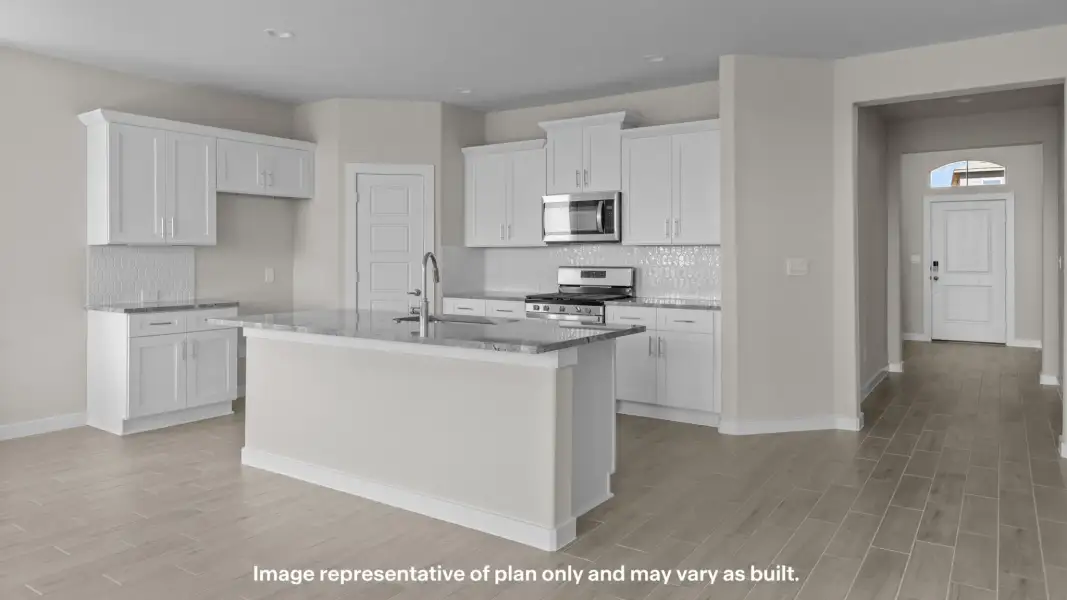 Furnished interior view inside a new home in Homestead at Parks Bell Ranch, Odessa (Image 5).