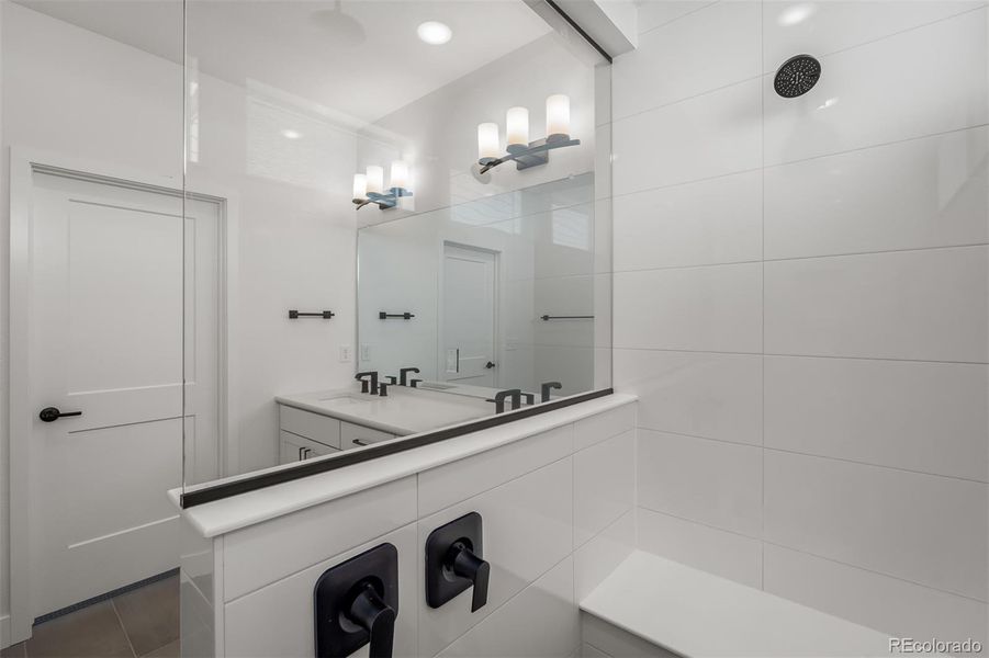 Furnished interior view inside a new home in Revel Crossing at Wolf Ranch - The Panorama Collection, Colorado Springs (Image 18).