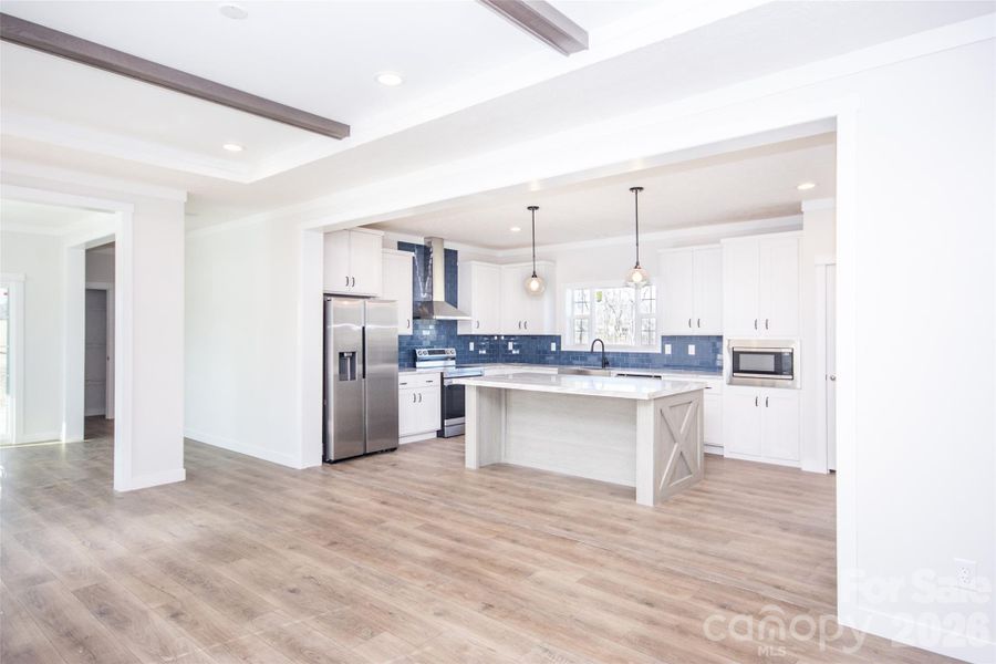 Furnished interior view inside a new home in , Hamptonville (Image 7).