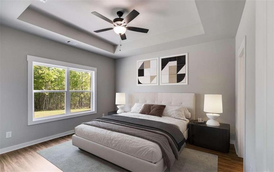 Furnished interior view inside a new home in , Buchanan (Image 9).