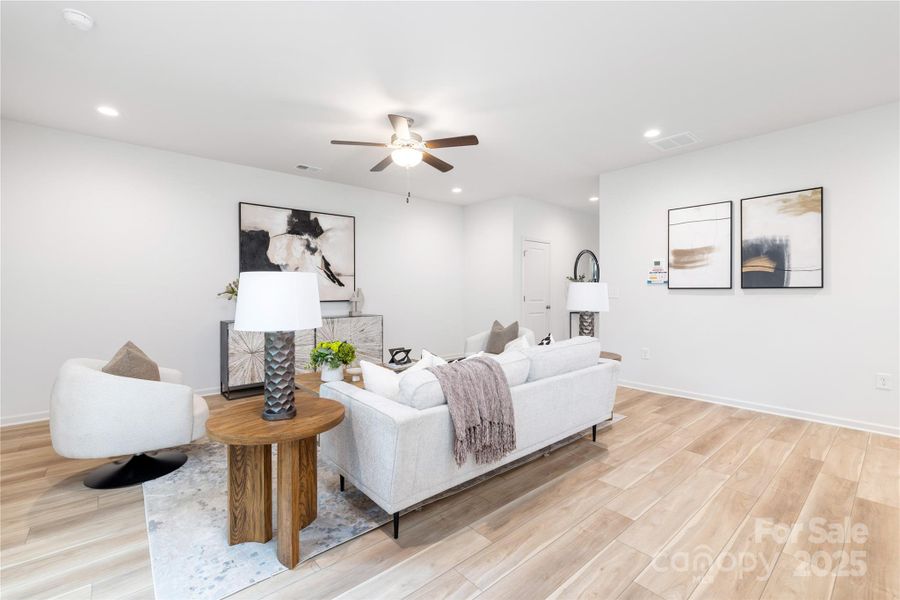 Furnished interior view inside a new home in Northway at Echo Glen, Charlotte (Image 14).