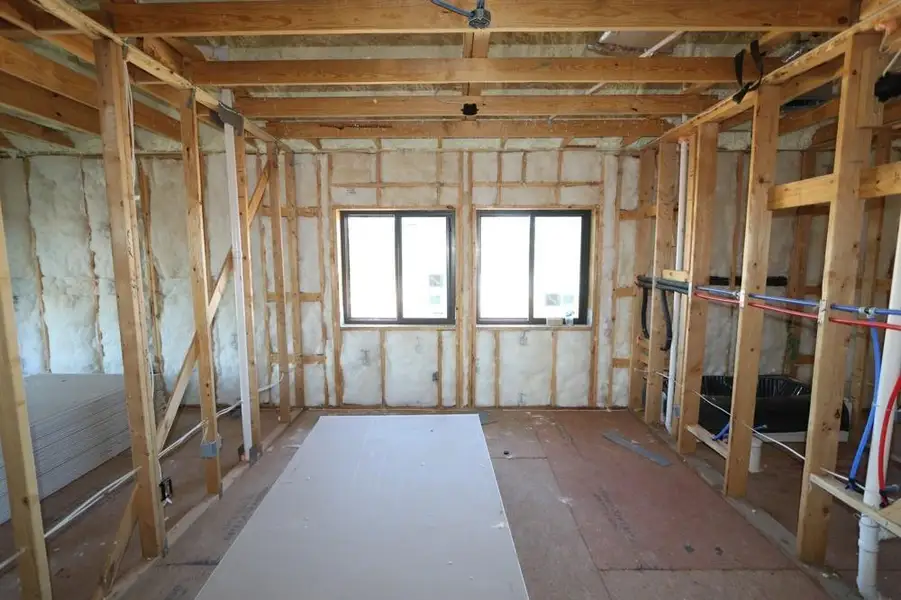 In-progress construction of a new home in Sienna 65' Homesites, Missouri City, TX (Image 9). In-progress construction of a new home in Sienna 65' Homesites, Missouri City, TX (Image 9).