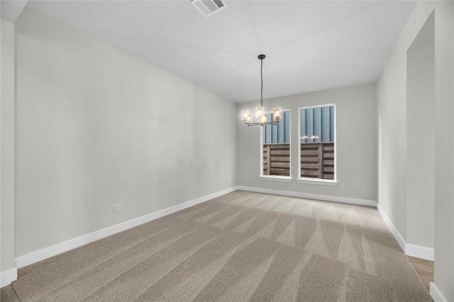 Spacious, unfurnished interior of a new home in Austin Point, Richmond (Image 12).