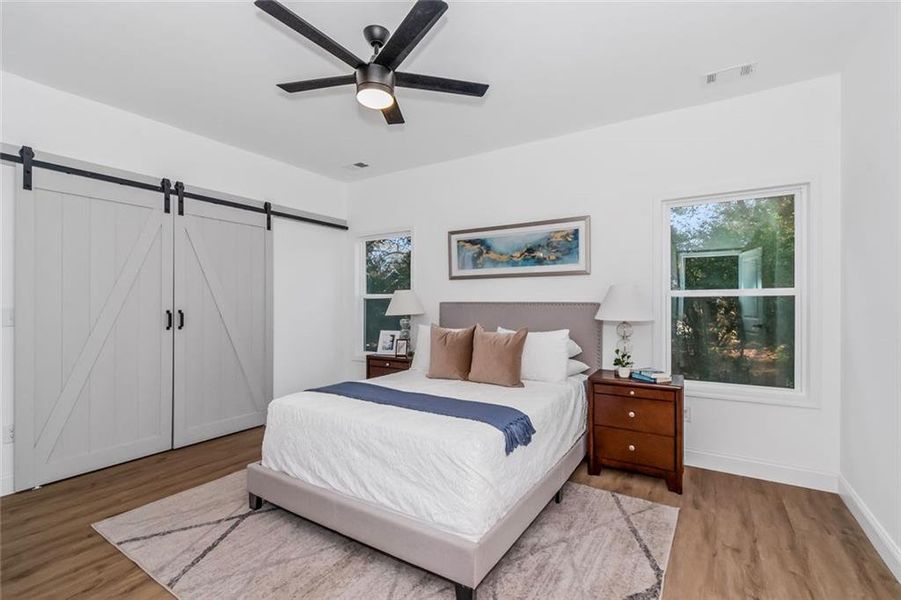 Furnished interior view inside a new home in , Atlanta (Image 35).