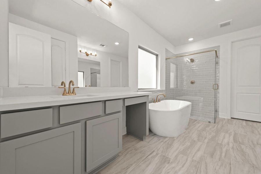 Furnished interior view inside a new home in , Brookshire (Image 11).