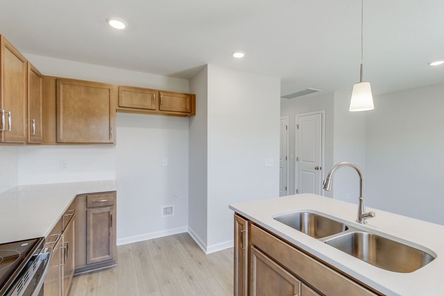 Furnished interior view inside a new home in Astoria, Columbia (Image 9). Furnished interior view inside a new home in Astoria, Columbia (Image 9).