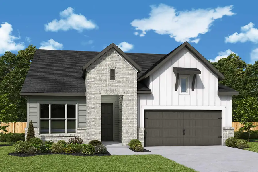 Representative exterior photo of a completed home built from the The Copperdale by David Weekley Homes in Maple Grove at Towne Lake, Woodstock, GA (Image 2). Representative exterior photo of a completed home built from the The Copperdale by David Weekley Homes in Maple Grove at Towne Lake, Woodstock, GA (Image 2).
