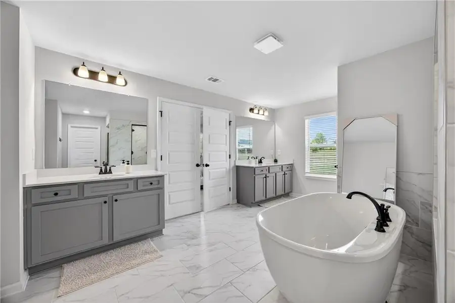 Furnished interior view inside a new home in , Stockbridge (Image 26).