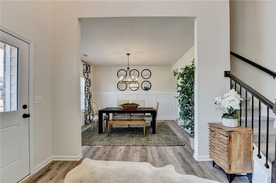 Furnished interior view inside a new home in , Auburn (Image 28).