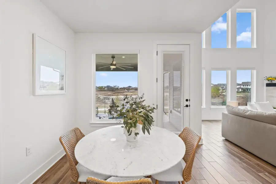 Dining area with an abundance of natural light
