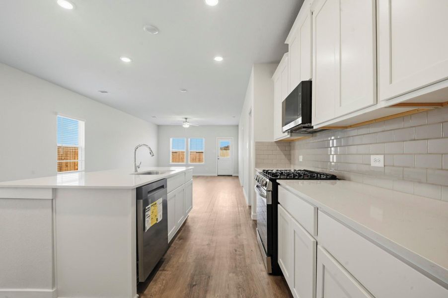 Furnished interior view inside a new home in Barrett Crossing, Crosby (Image 8).