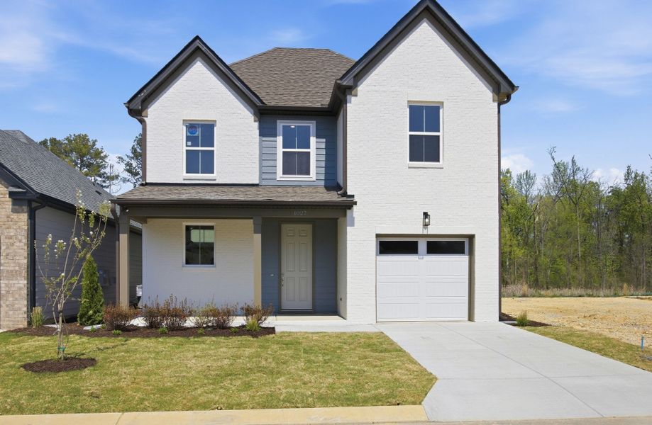 Front exterior of a new home in Givens Park, Chattanooga, TN, highlighting curb appeal (Image 1). Front exterior of a new home in Givens Park, Chattanooga, TN, highlighting curb appeal (Image 1).