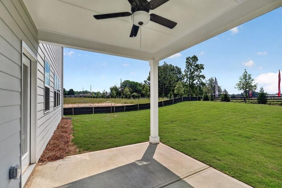 Exterior details and patio area of a home in Nichols Farm, Dacula (Image 25). Exterior details and patio area of a home in Nichols Farm, Dacula (Image 25).