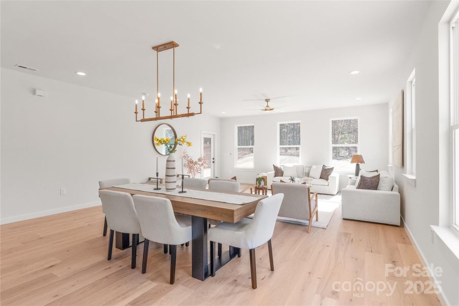 Furnished interior view inside a new home in , Lincolnton (Image 16).