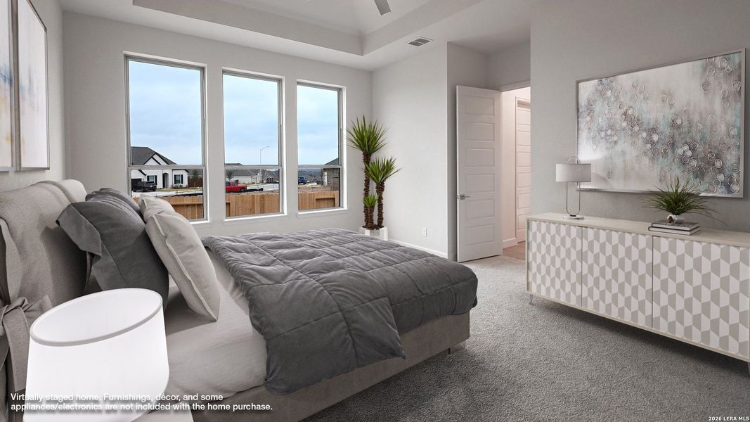 Furnished interior view inside a new home in Homestead, Schertz (Image 3). Furnished interior view inside a new home in Homestead, Schertz (Image 3).