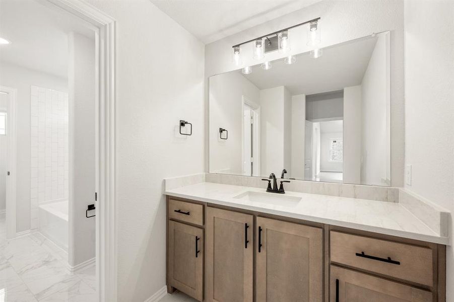 Furnished interior view inside a new home in Mockingbird Heights, Midlothian (Image 17).