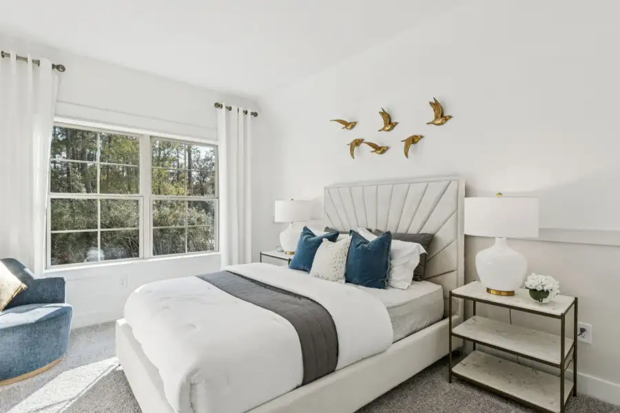 Representative furnished interior of a home built from the Iredell by Pulte Homes in Spring Branch Preserve, Montgomery (Image 19).