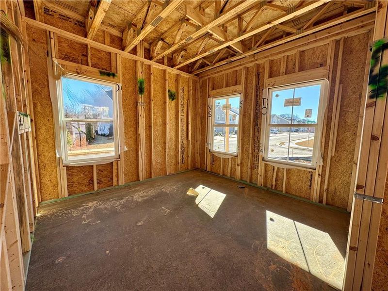 In-progress construction of a new home in Eastlyn Crossing, Flowery Branch, GA (Image 9). In-progress construction of a new home in Eastlyn Crossing, Flowery Branch, GA (Image 9).