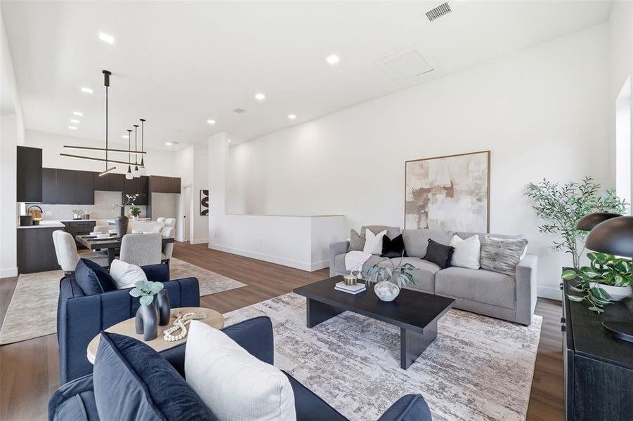 Furnished interior view inside a new home in , St. Petersburg (Image 13).