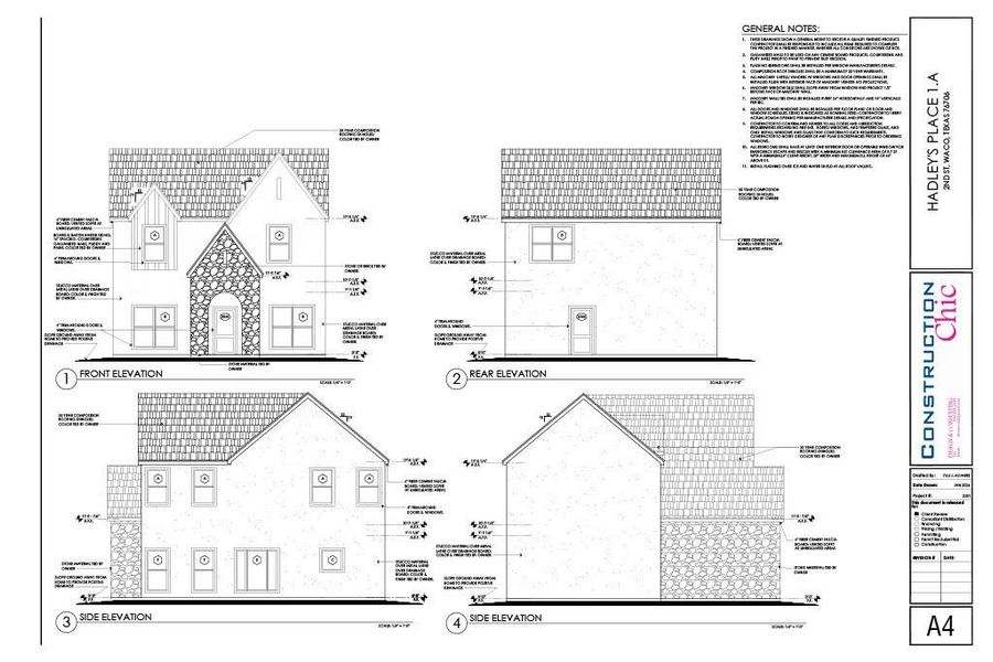 Exterior rendering of this home design in , Waco, TX (Image 6).