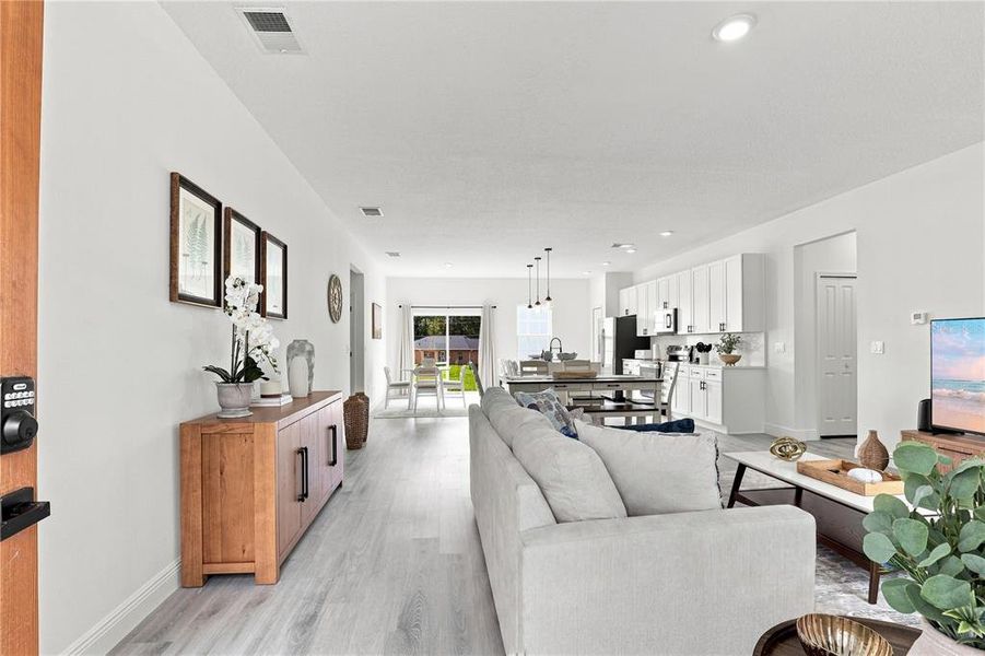 Furnished interior view inside a new home in , Ocala (Image 29).