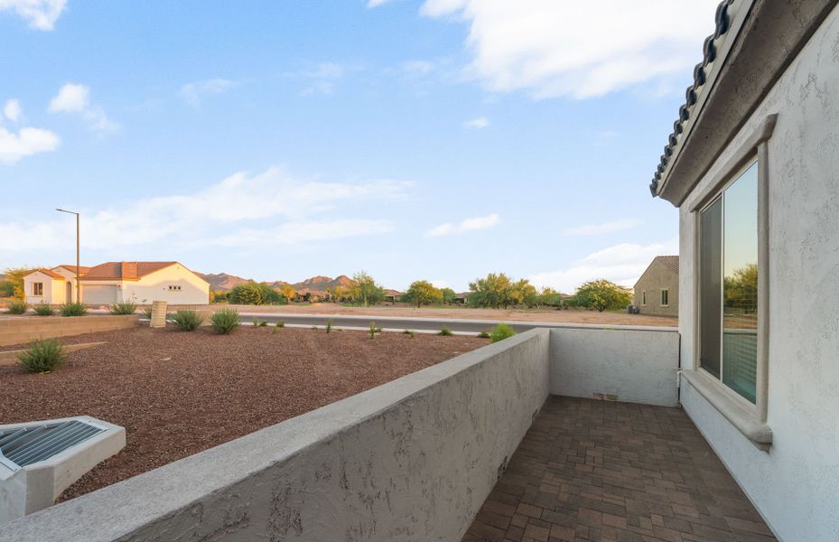 Exterior details and patio area of a home in Sun City Festival, Buckeye (Image 3). Exterior details and patio area of a home in Sun City Festival, Buckeye (Image 3).