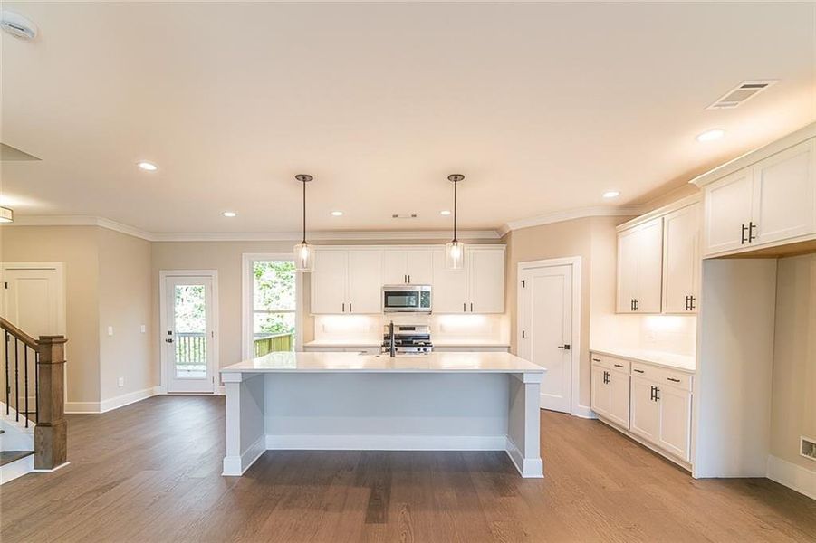 Furnished interior view inside a new home in , Decatur (Image 4).
