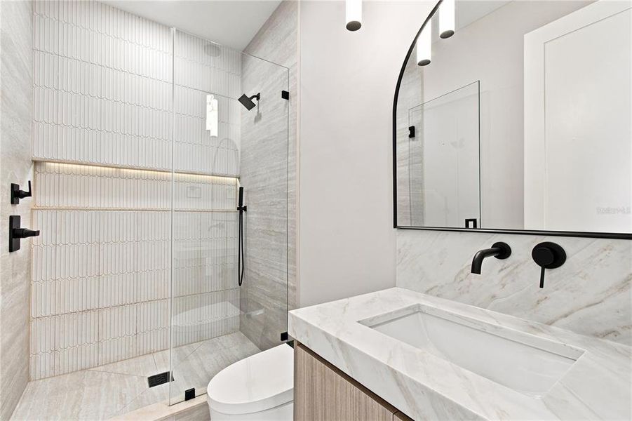 Furnished interior view inside a new home in , Tampa (Image 22).