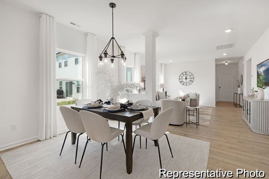 Furnished interior view inside a new home in Edgewater - The Cottages, Lancaster (Image 6).