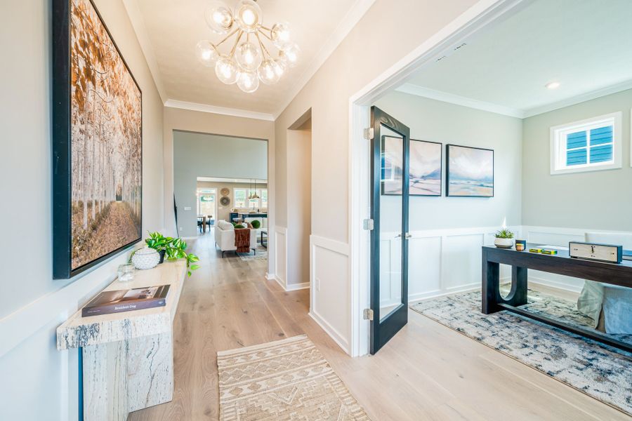 Representative furnished interior of a home built from the Olive by Fischer Homes in Easton Park, Dallas (Image 2). Representative furnished interior of a home built from the Olive by Fischer Homes in Easton Park, Dallas (Image 2).