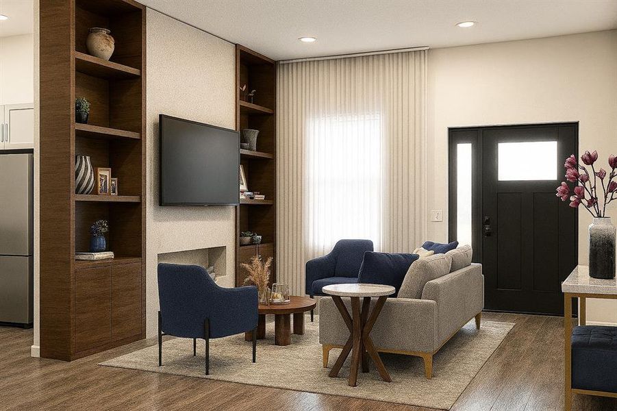 Furnished interior view inside a new home in , North Port (Image 2).