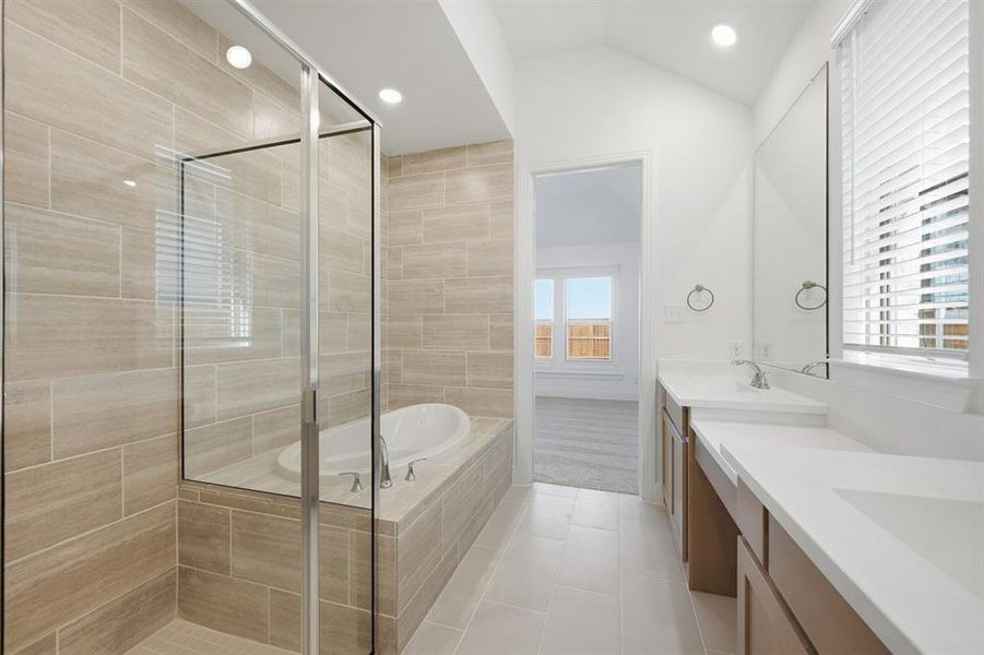 Furnished interior view inside a new home in Sandbrock Ranch, Aubrey (Image 3).