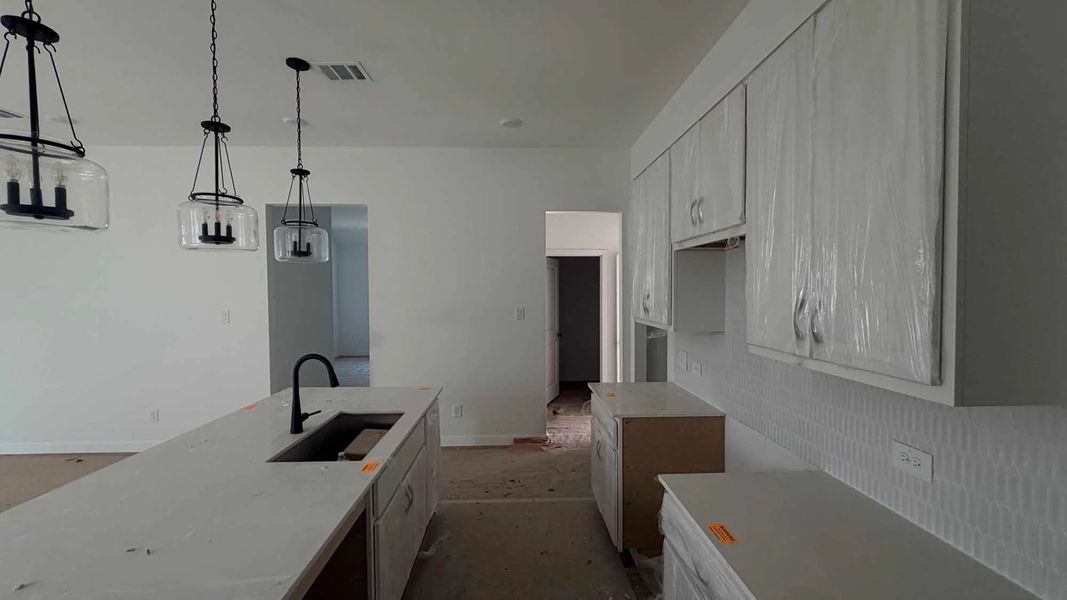 Kitchen Construction Progress featuring the Harmony Collection