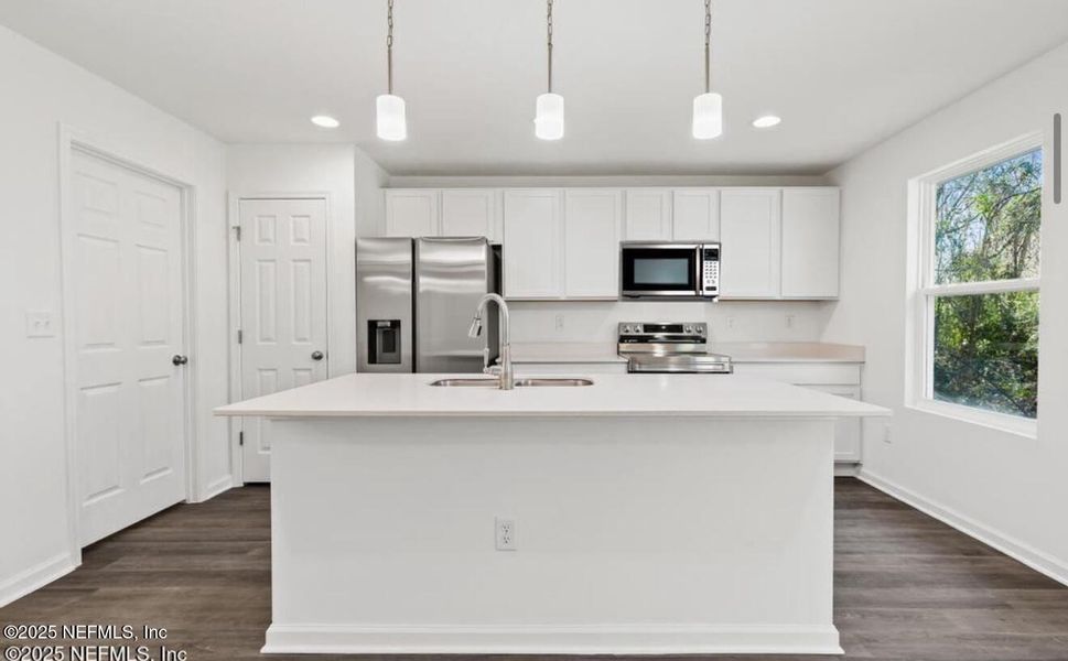 Furnished interior view inside a new home in , Jacksonville (Image 11). Furnished interior view inside a new home in , Jacksonville (Image 11).