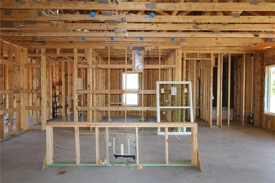 In-progress construction of a new home in Old Mill Preserve, Dallas, GA (Image 4).