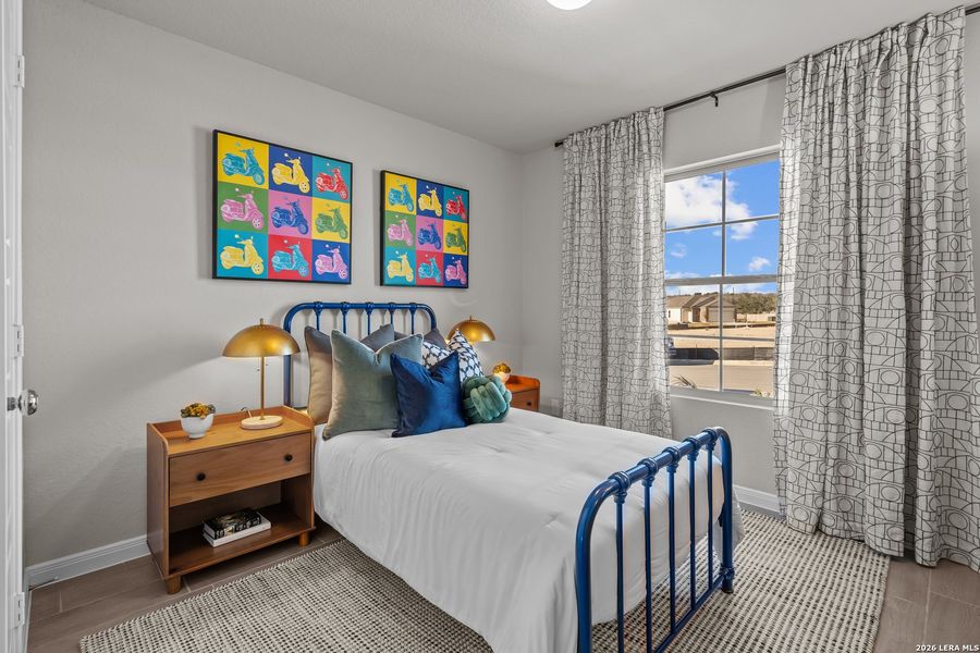 Furnished interior view inside a new home in Hunters Ranch, San Antonio (Image 19).