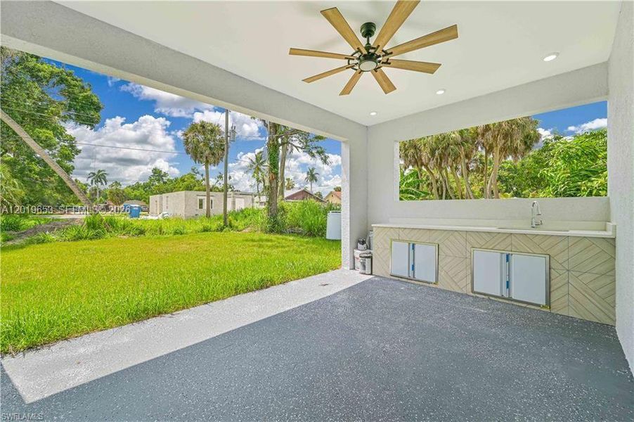 Exterior details and patio area of a home in , Fort Myers (Image 3).