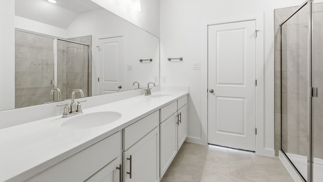 Furnished interior view inside a new home in Sky Ridge, San Marcos (Image 8).