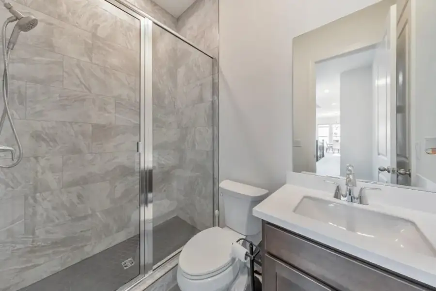 Furnished interior view inside a new home in , Woodstock (Image 42).