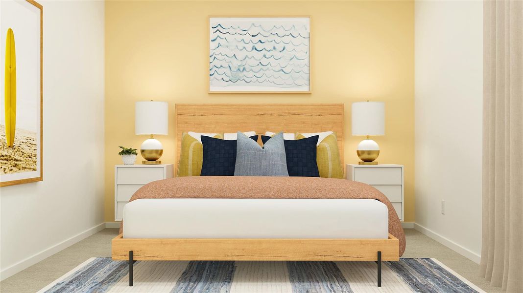 Furnished interior view inside a new home in Monarch Landing, Needville (Image 20).