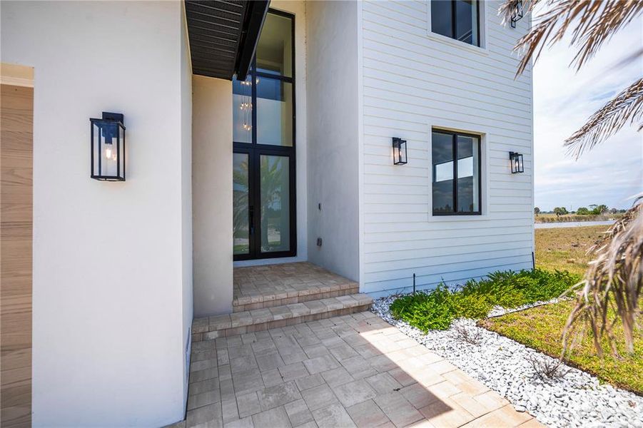 Exterior details and patio area of a home in , Placida (Image 45).