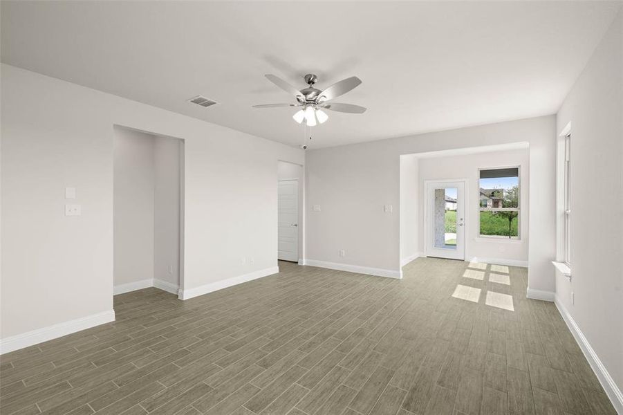 Spacious, unfurnished interior of a new home in , Midlothian (Image 38). Spacious, unfurnished interior of a new home in , Midlothian (Image 38).