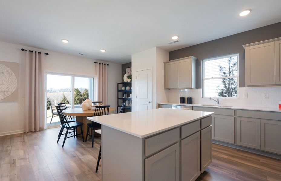 Furnished interior view inside a new home in Highlands of Carter's Station, Columbia (Image 4). Furnished interior view inside a new home in Highlands of Carter's Station, Columbia (Image 4).
