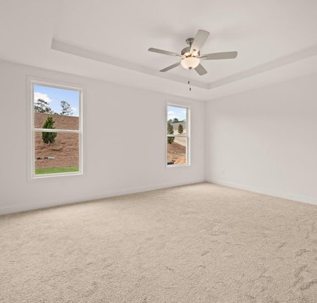 Representative unfurnished interior of a home built from the The Asher by Windsong Properties in Echols Farm, Hiram (Image 13). Representative unfurnished interior of a home built from the The Asher by Windsong Properties in Echols Farm, Hiram (Image 13).