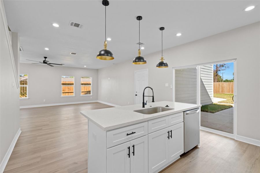 Furnished interior view inside a new home in , Houston (Image 12).