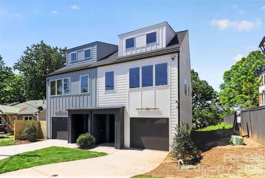 Front exterior of a new home in , Charlotte, NC, highlighting curb appeal (Image 30).