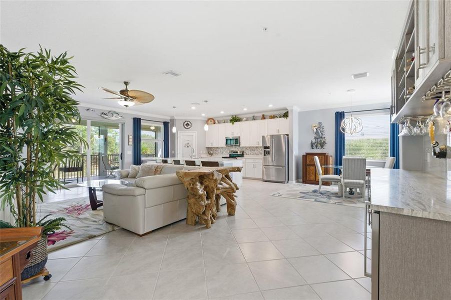 Furnished interior view inside a new home in , Punta Gorda (Image 34).